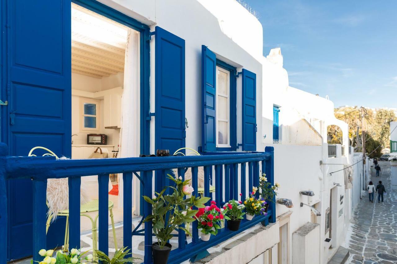 Ferienwohnung Izabela'S House Mykonos Town Megali Ammos  Exterior foto